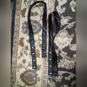 Black Leather Bondage Straps